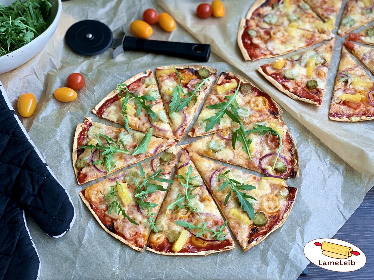 Tortilla Pizza - Lameleib